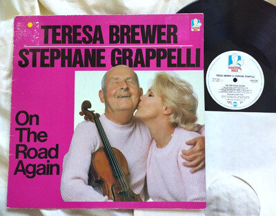 TERESA BREWER & STEPHANE GRAPPELLI On The Road Again UK Doctor Jazz LP vinyl EX