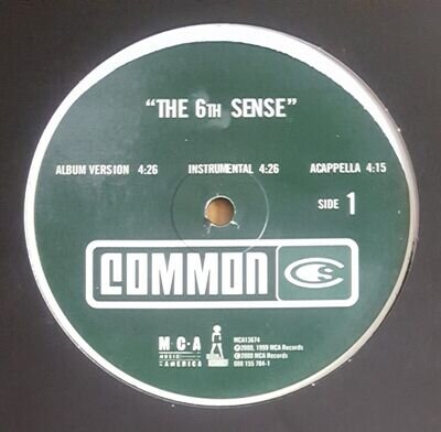 Common - The 6th Sense / Dooinit - 12" Vinyl - MCA Records 088 155 704-1 US 2000