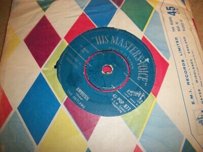 THE OUTLAWS- AMBUSH VINYL 7" 45RPM CO