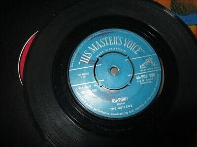 The Outlaws Last Stage West. His Master's Voice 45-POP 990 Vinyl 7inch Single