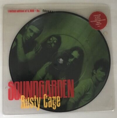 Soundgarden 45 RPM 7" Vinyl, Rusty Cage, Limited Edition 000583 Of 5,000