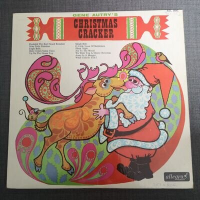 Gene Autry – Christmas Cracker Holiday Vinyl LP - ALL 203C - VG+