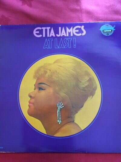 Etta James - At Last! – Vintage Used Vinyl Record GCH 8036