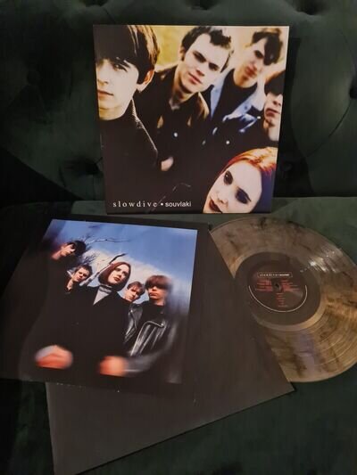 Slowdive - Souvlaki (Ltd Edition Numbered Transparent Black Marbled Vinyl)