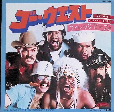 Village People – Go West / Citizens of the World VIP-2755 Japan 7” 1979