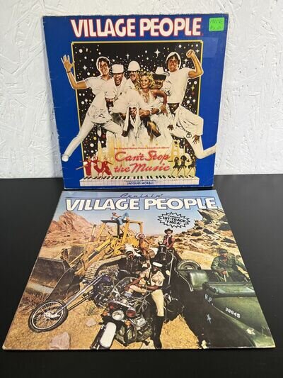 Village People: Cruisin' & Can’t Stop The Music 12" Vinyl LP Bundle