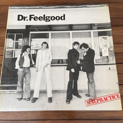 Dr. FEELGOOD Malpractice ORIGINAL 1975 LAMINATED UK 1ST PRESSING LP UAS 29880