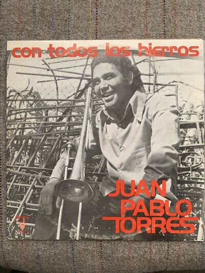 Juan Pablo Torres • Con Todos Los Hierros• Ed1, Areito, Stereo Lp, Cuba