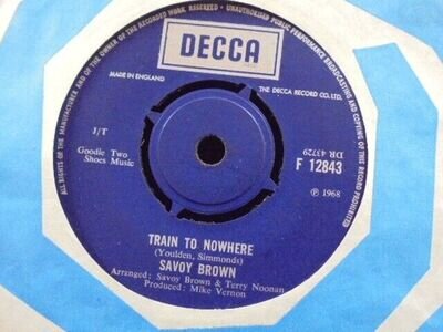 SAVOY BROWN " TRAIN TO NOWHERE " Or. UK DECCA EX+ COND.IN Or.SL.