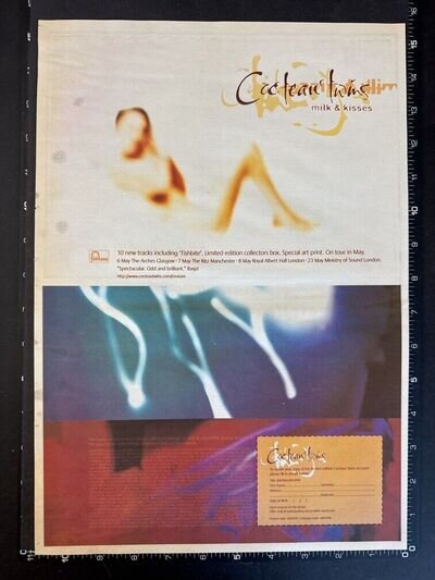 COCTEAU TWINS - MILK AND KISSES 1995 15X11"' Poster Sized Advert L397