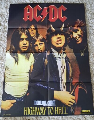 AC/DC Highway To Hell Poster Large October File Out Souls To You