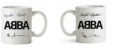 ABBA Signed Mug 11oz Autographs