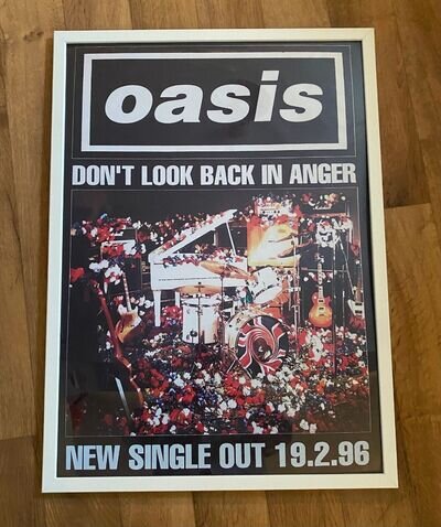 Framed Oasis poster