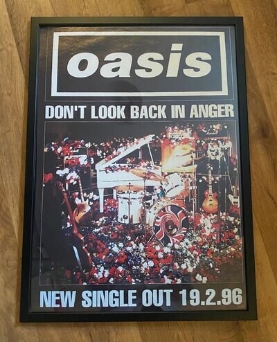 Framed Oasis poster