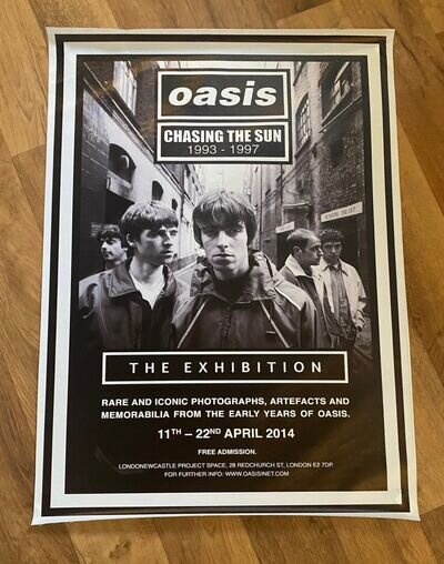 Oasis promo poster on canvas