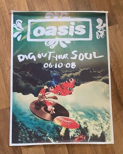 Oasis promo poster on canvas