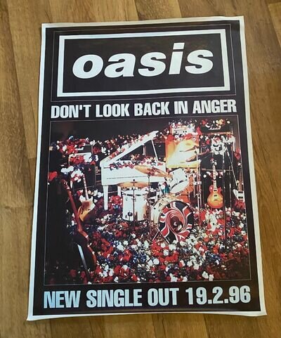 Oasis promo poster on canvas