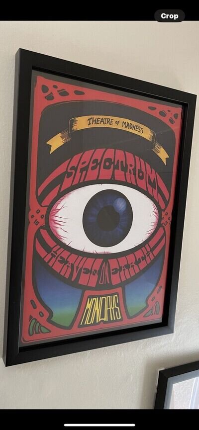 Spectrum Rave Poster. Sunrise Biology Acid House 1989