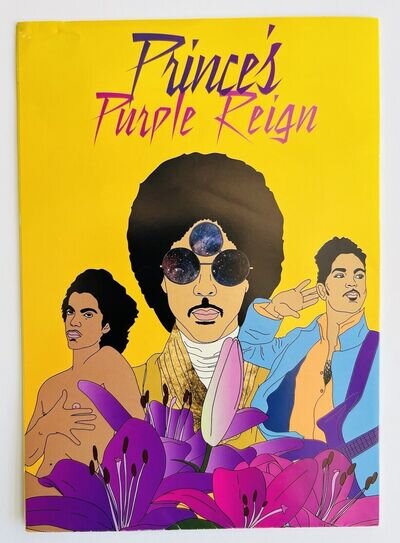 Prince’s Purple Reign Tribute Poster Magazine