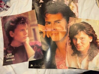 3 X John Taylor Duran Duran Magazine Posters