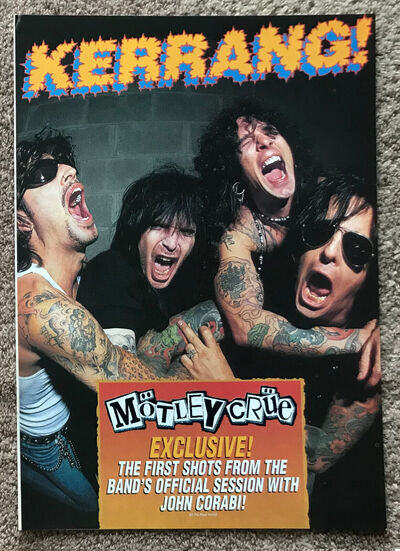 MOTLEY CRUE ~ 1993 8-Page poster pullout