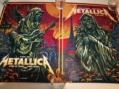 Metallica Paris 17th & 19th May 2023 Posters Munk One Stade De France