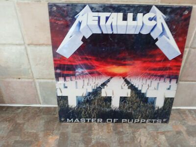 METALLICA MASTER OF PUPPETS METAL SIGN