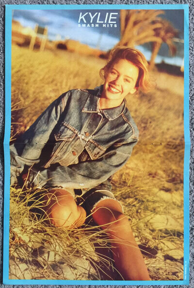 KYLIE MINOGUE - 1989 Magazine centrefold poster