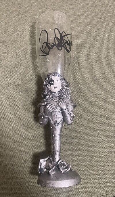 KISS Paul Stanley Signed Vintage Wine Goblet Autographed