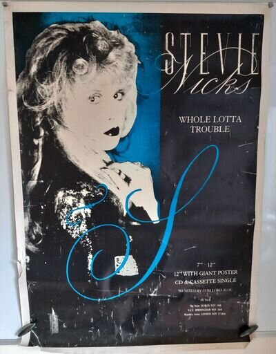 Stevie Nicks - Whole Lotta Trouble Shop Poster 1989