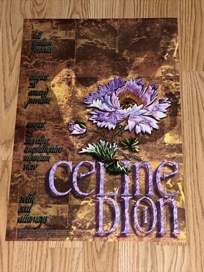 Celine Dion Original Concert Poster BGP From 1996