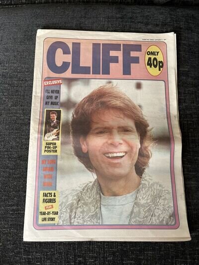 Cliff Richard Tribute Newspaper 1992 - Evening Mail (Birmingham) - Colour Poster