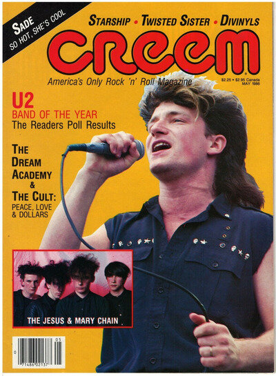 Creem Magazine May 1986 U2 Sade Twisted Sister Iron Maiden Stevie Ray Vaughan