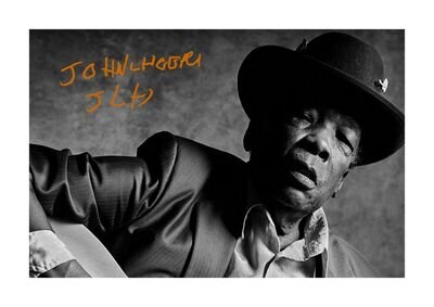 John Lee Hooker 1 A4 reproduction autograph poster with choice of frame how how