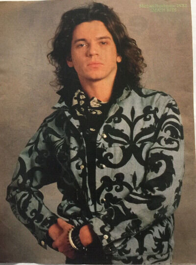 MICHAEL HUTCHENCE (INXS) - Vintage Magazine Poster! 28cm X 21cm