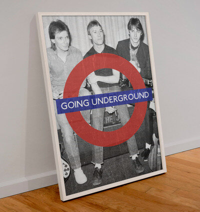 The Jam Going Underground Poster - British Rock - A3