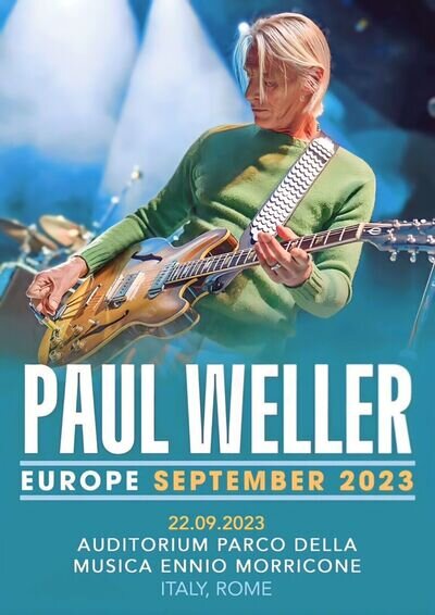 The Jam Paul Weller Europe 2023 A3 Print Home Decor Poster Wall Art…