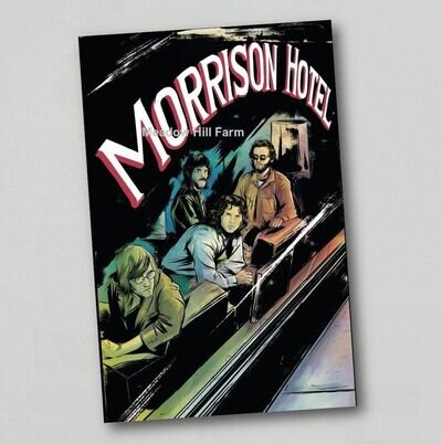 Fridge Magnet The Doors Morrison Hotel Retro Poster Rock Band Jim Morrison