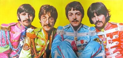 "The Beatles" ...Sgt Pepper... Retro Poster Various Sizes