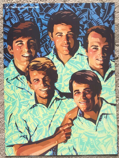 THE BEACH BOYS - Full page poster print