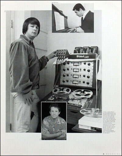 THE BEACH BOYS POSTER PAGE . BRIAN WILSON . 4Q12