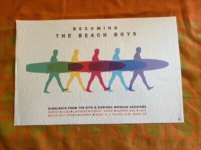 Becoming The Beach Boys Omnivore Records Promo Poster