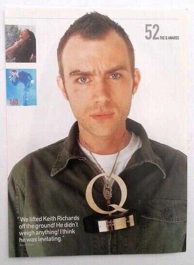 BLUR 'Damian bruised and battered ' magazine PHOTO/Poster/clipping 11x8 inches