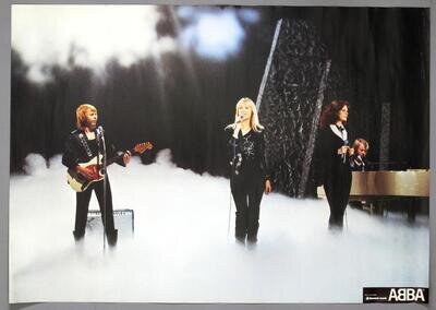 ABBA – rare original late 1970s Japanese Discomate Records promo poster