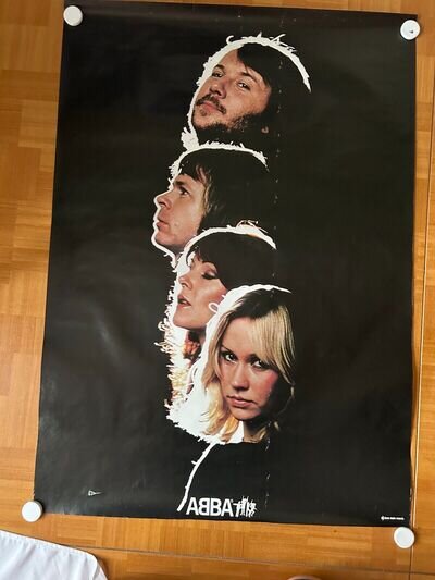 ABBA / Thank You For The Music , Eagle 1978 Japan Original Promo Poster 23x33in