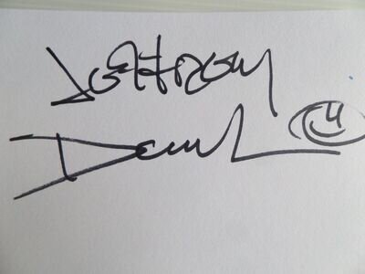 JEFFREY DANIEL SHALAMAR, AUTOGRAPH.