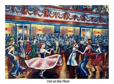 Northern Soul; Wigan Casino; Out On the Floor; A Signed Limited Edition A4 print