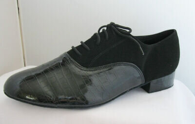 Mens Black Ballroom, Jive, Latin, Tango, Salsa Dance Shoes - Sizes 7 - 12