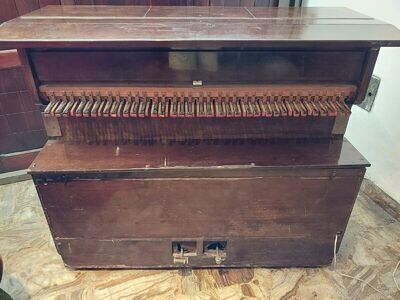 ANTIQUE REPRODUCING PIANO PLAYER GERMAN WELTE MIGNON VORSETZER RARE AS IS VIDEO