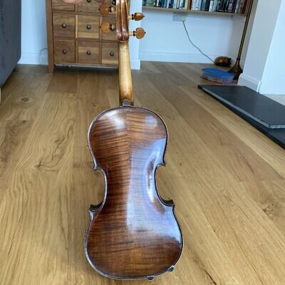 Friedrich August Glass Antique violin German full size